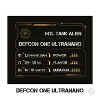 MTL Tank Alien Defcon One Ultranano Coils