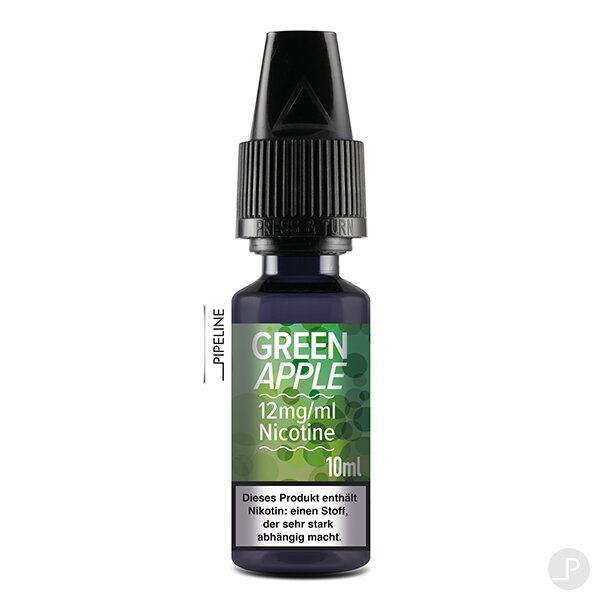 Green Apple Liquid 10ml 12 mg/ml Nikotin
