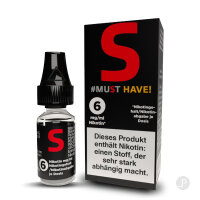Must Have "S" Liquid 10ml 6 mg/ml Nikotin