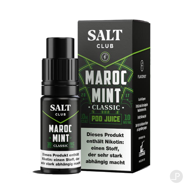 Maroc Mint Classic Nikotinsalz Liquid 10ml 20 mg/ml Nikotinsalz