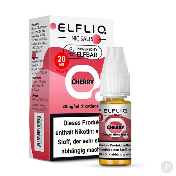 ELFLIQ Cherry Nikotinsalz-Liquid 10ml 20 mg/ml Nikotinsalz