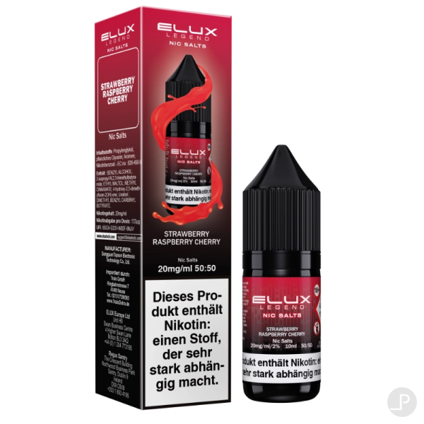 Elux Strawberry Raspberry Cherry Nikotinsalz Liquid 10ml