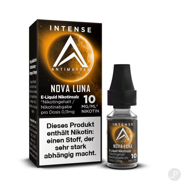 Antimatter INTENSE Nova Luna Nikotinsalz-Liquid 10ml 10 mg/ml Nikotinsalz