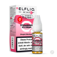 ELFLIQ Strawberry Ice Cream Nikotinsalz-Liquid 10ml