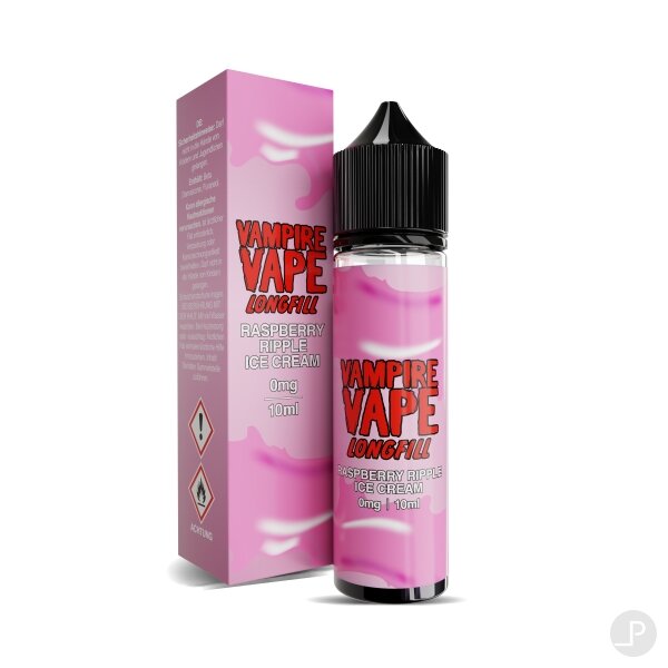 Vampire Vape Dessert Collection - Raspberry Ripple Ice Cream Longfill 10ml