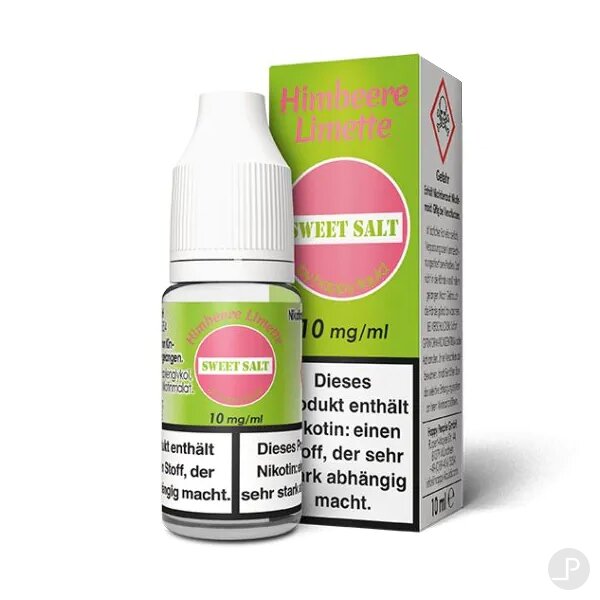 Sweet Salt - Himbeere Limette Nikotinsalz Liquid 10ml 10 mg/ml Nikotinsalz
