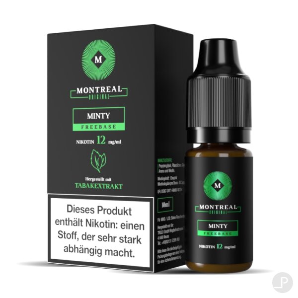 Montreal Original Minty Liquid 10ml 12 mg/ml Nikotin