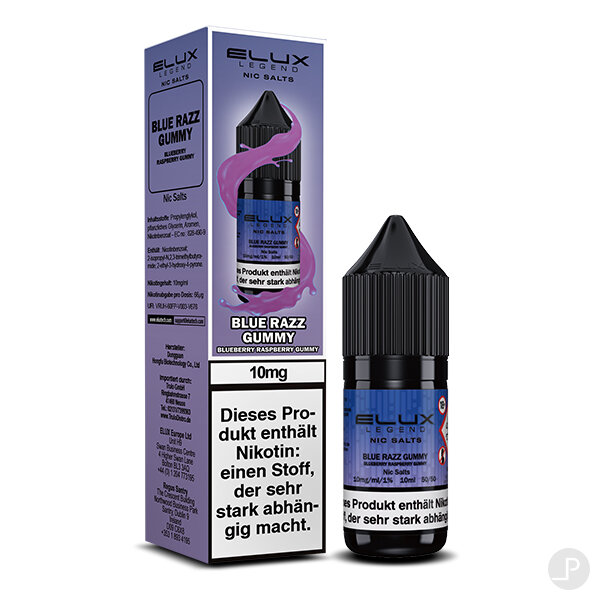 Elux Blue Razz Gummy Nikotinsalz Liquid 10ml