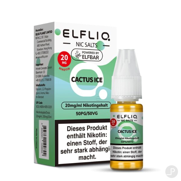 ELFLIQ Cactus Ice Nikotinsalz-Liquid 10ml