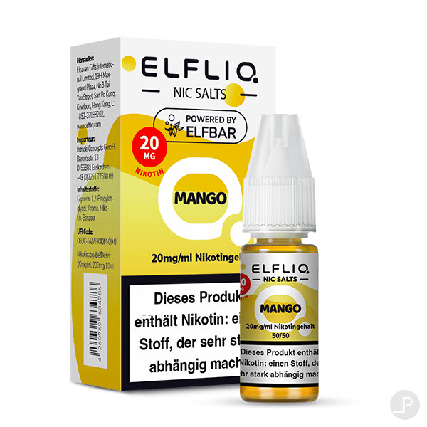 ELFLIQ Mango Nikotinsalz-Liquid 10ml