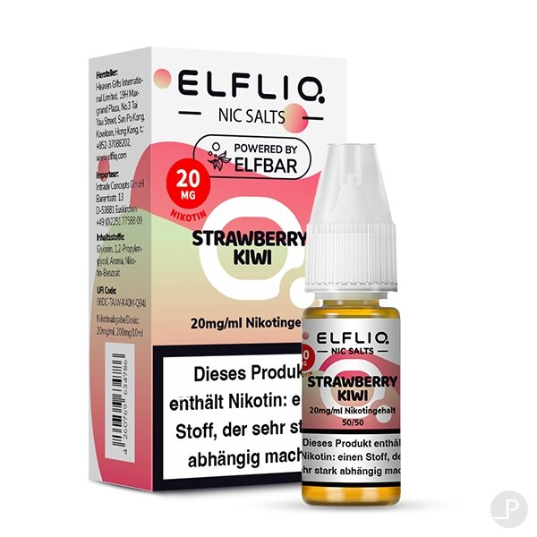 ELFLIQ Strawberry Kiwi Nikotinsalz-Liquid 10ml